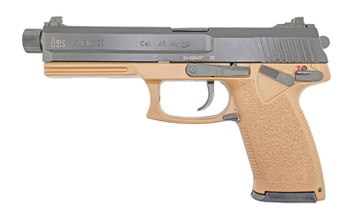 H&amp;K Mark 23 .45 ACP 5.87″ FDE Frame Black Slide 12rd